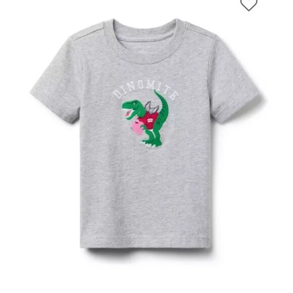 Janie and Jack Other - NWT- Janie and Jack Valentine’s Day Dinosaur Tee